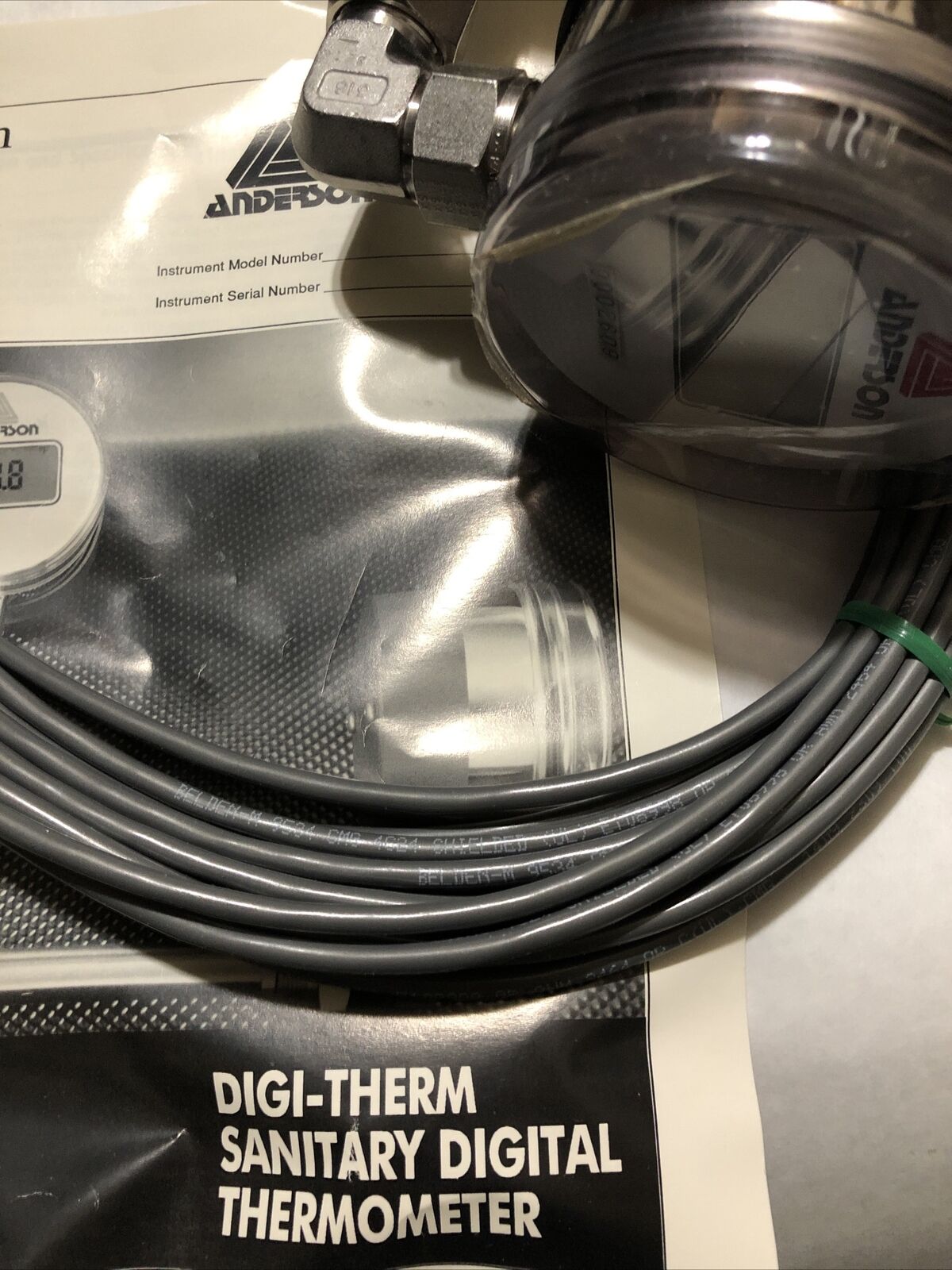 Anderson F Digi-Thrm Digital Display 316 Sensor F Gauge,Dj