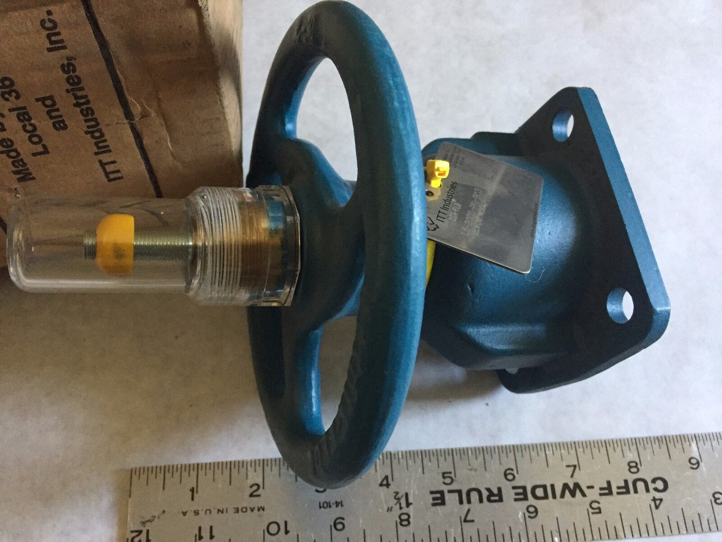 New Itt 1.5-2000-Pn-903,Itt Dia-Flo Handwheel Operated Diaphragm Valve,Ec