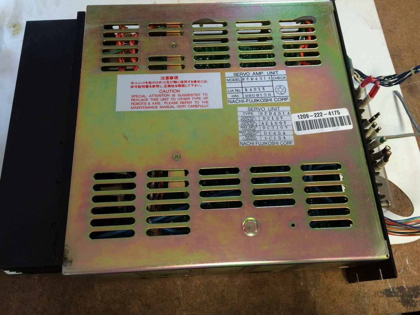 Nachi Sud451a,Sud-451-A ,Nachi Fujikoshi Sud-451A,8604  Servo Amp Unit,Be