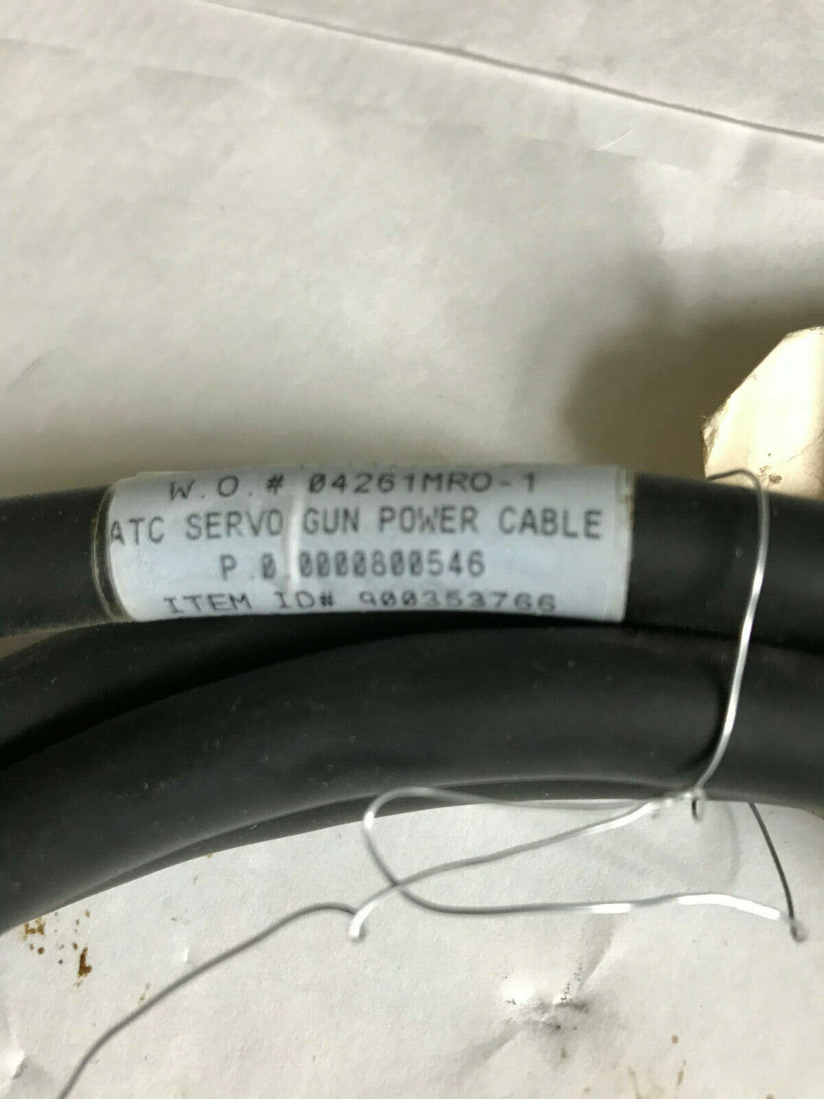 Pk Controls 9963007-0902,04261Mro-1 Atc Servo Gun Motor Pg Cable,900353766,Sf