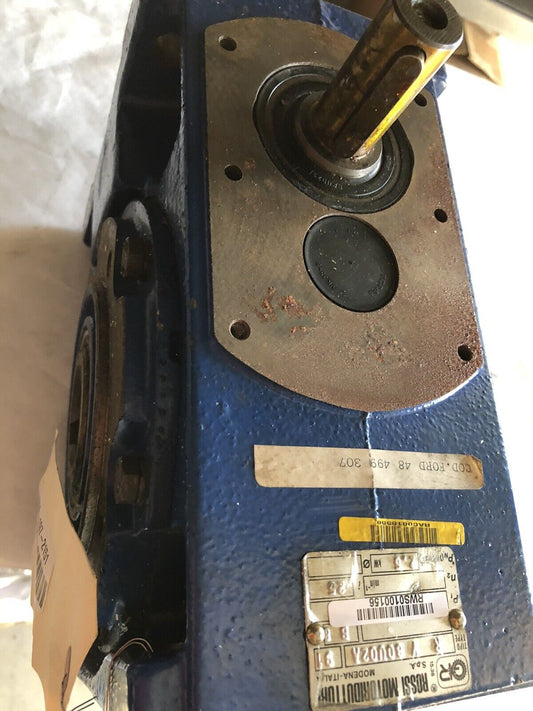 New Rossi Motoriduttori R V 80U02a Gearbox Gear Reducer,25:1 Ratio,48499307,Am