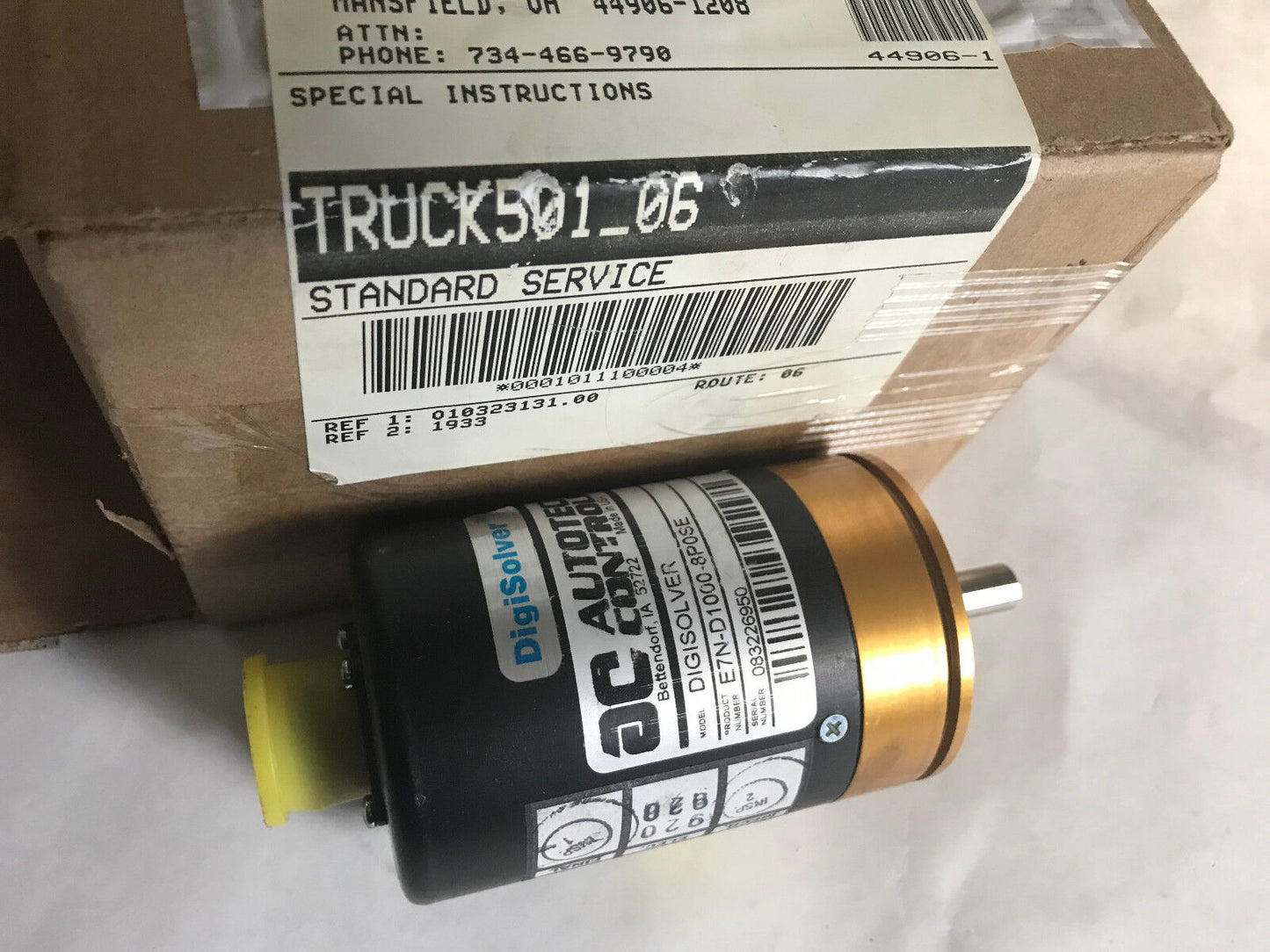 New Ac Autotech Controls E7n-D1000-8P0se Digisolver Rotary Encoder,Er