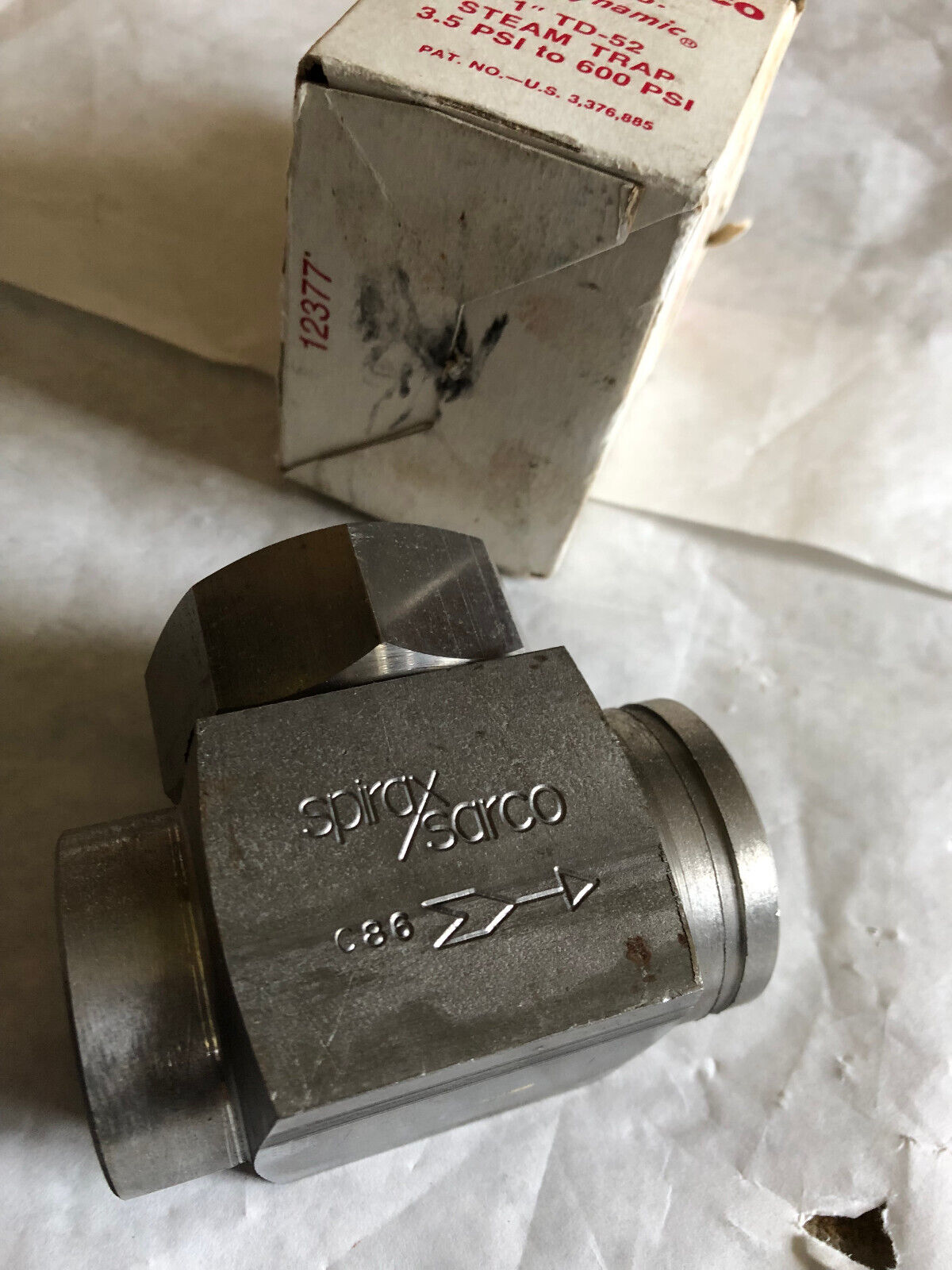 New 1” Td52,1" Spirax Sarco Td52,B.M. 54532 Thermo Dynamic Steam Trap,Td 52,Ed