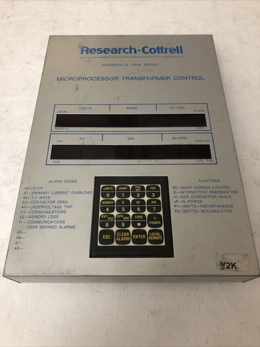 Hamon Research Cottrell  116465-C,Microprocessor Tranformer Control Rk1310,Ct
