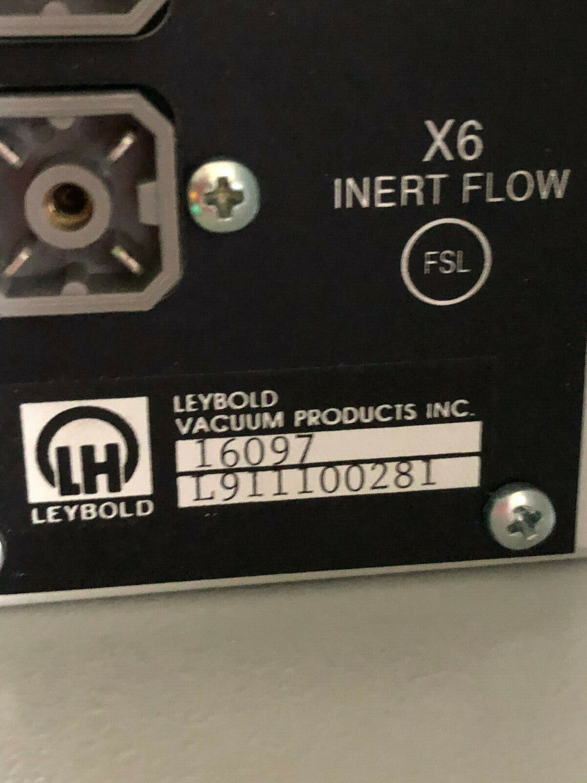 Lh 16097,Leybold Vacuum 16097,Eis 160 97 Electrical Indicator System 24Vdc,X6,Tj