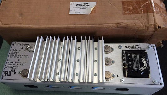 New Condor G5-50/Ovp Power Power Supply Output 5Vdc At 50Amps In 115/230Vac,Ao