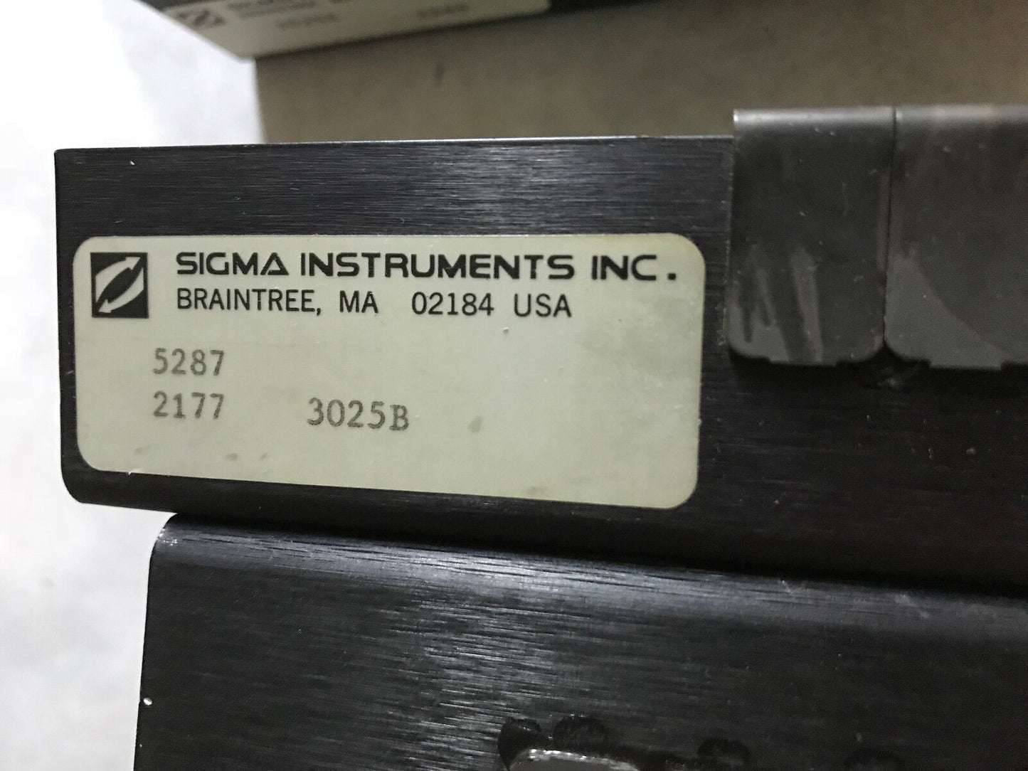 Sigma Instruments 3025 Servo Amplifier  Sigma Hl9066 ,Sigma F1702,Eq