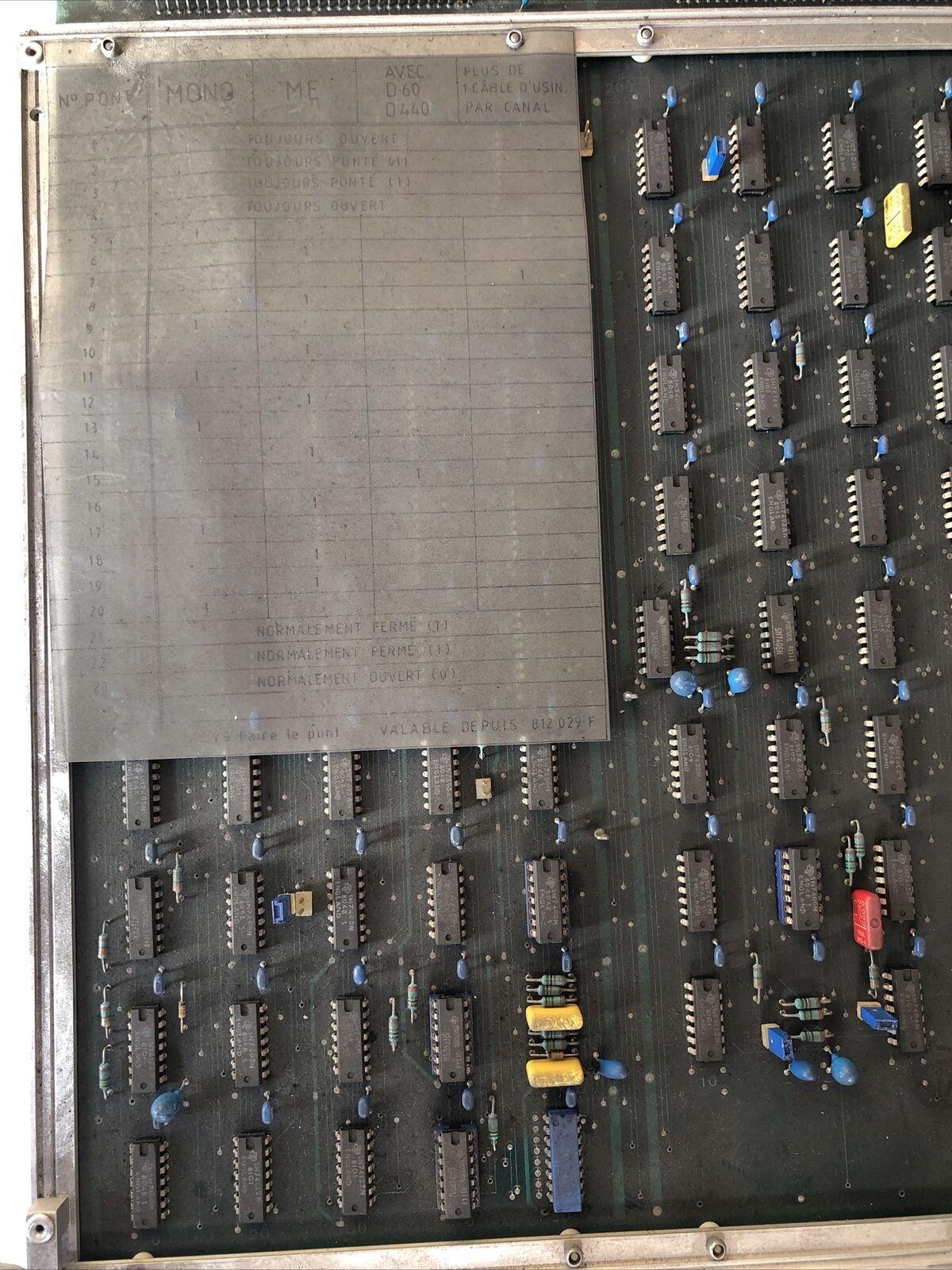 Charmilles 852057, 812029 Control Plc Pcb Board,Fl