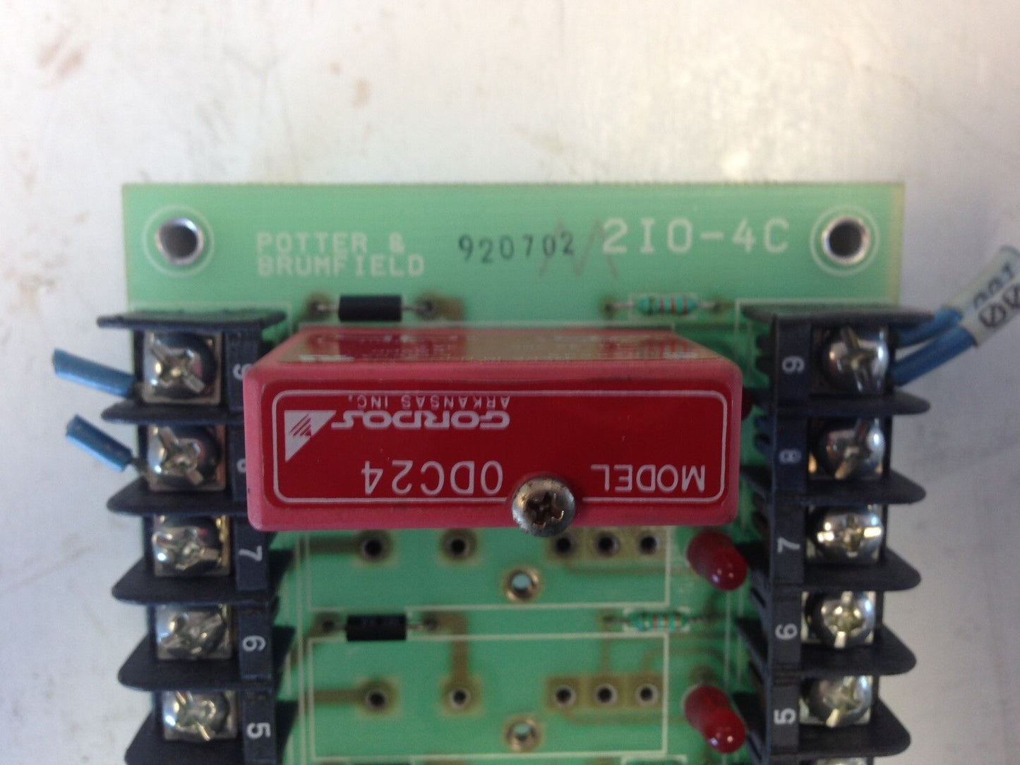 Potter & Brumfield 2I0-4C,2Io-4C,210-4C,0Dc24 P&B 40E1269 -5 Board,Di