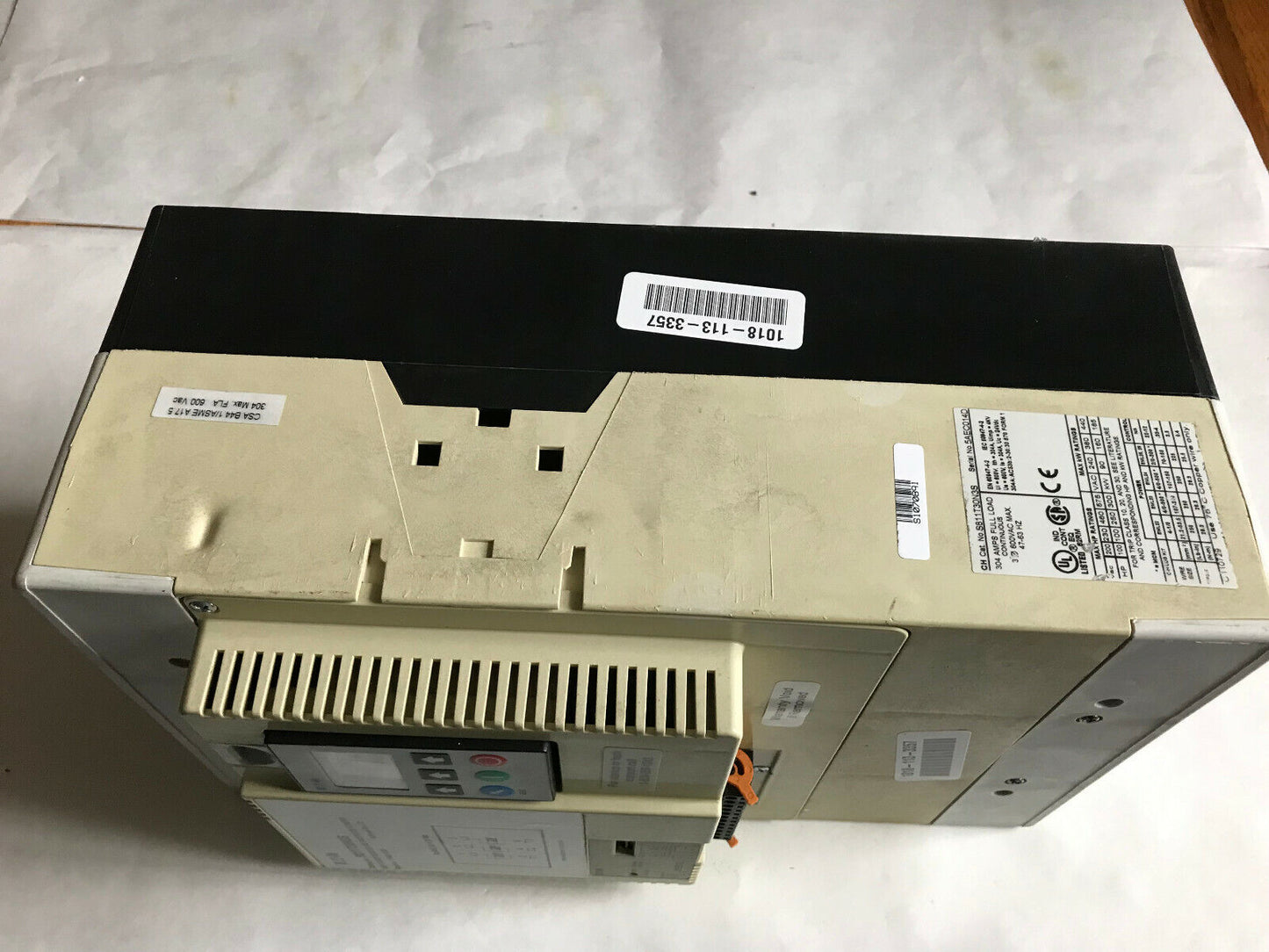 Cutler Hammer S811t30n3s Soft Start Reduced Voltage Motor Starter,3-1641-010E,Sm