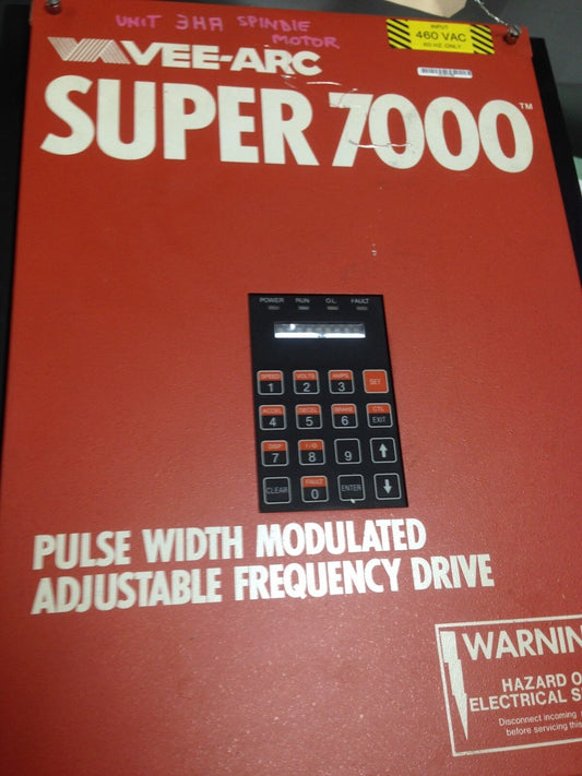 Vee-Arc 931-030,Super 7000 Adjustable Frequency Drive Ac Drive,5 Hp,Dd