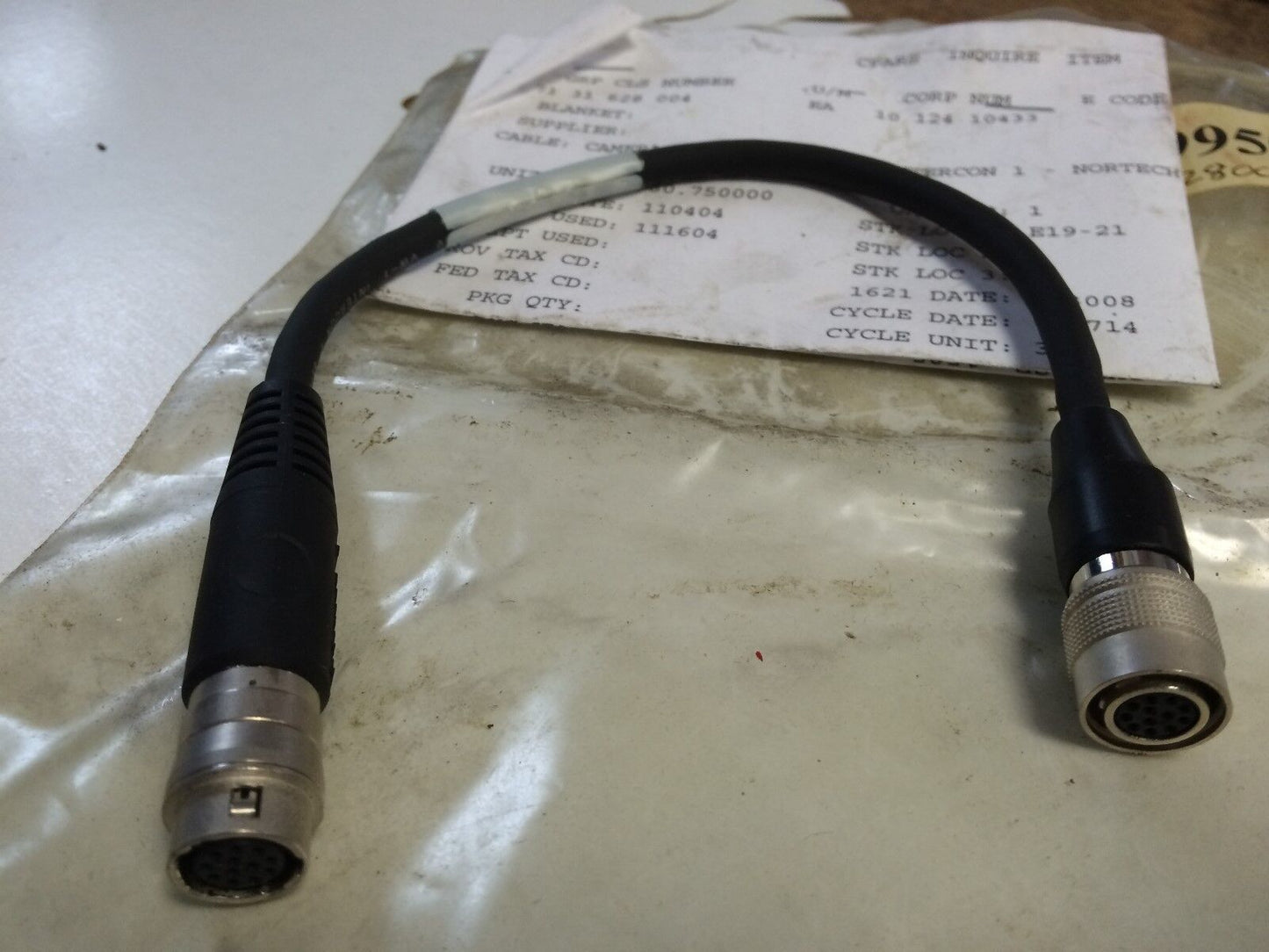 New 89950-3 Camera Nortech Intercon Cable,Er