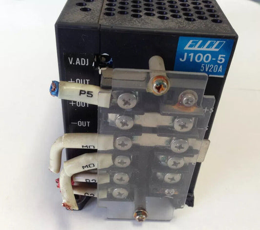 Elco J100-5 Elco Adjustable Switching Power Supply, 5V 20A,Fa