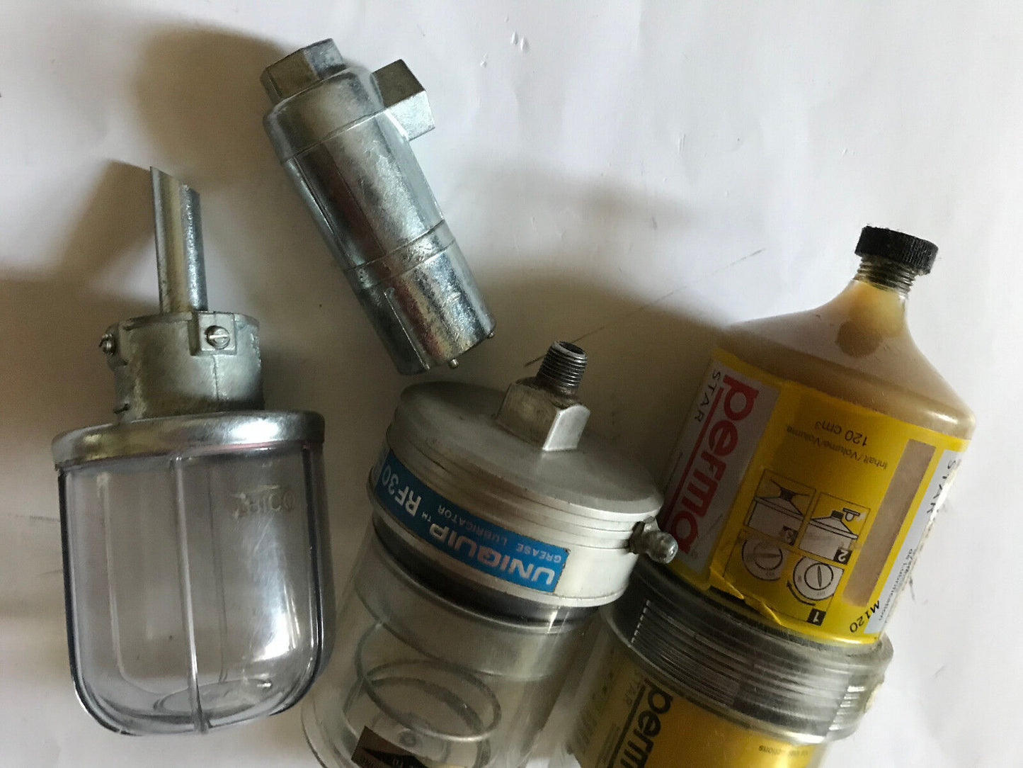 Perma Star M120 Uniquip Grease Lubricator Rf30 Trico Opto-Matic Automatic Oiler