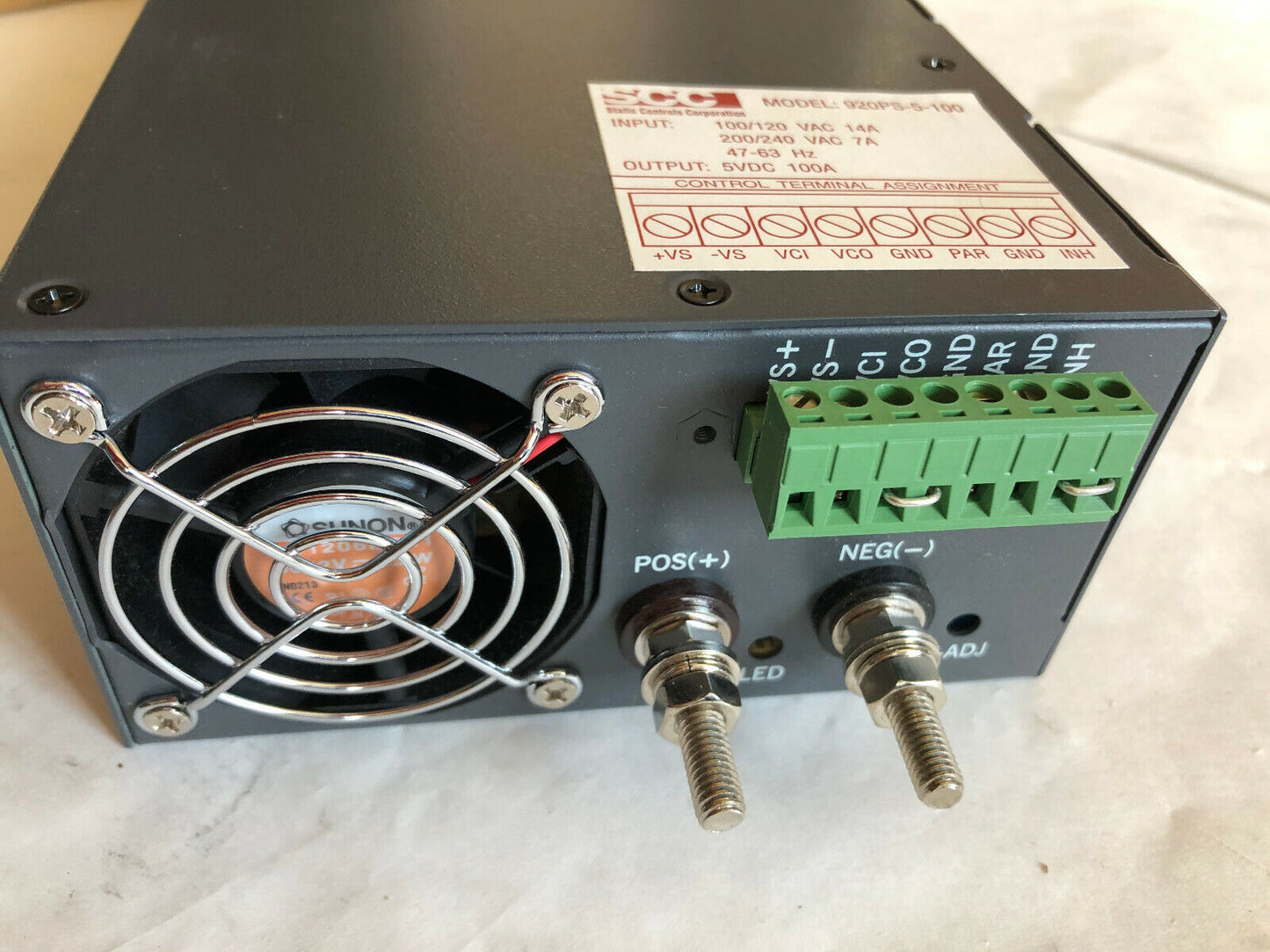 New Ssc 920Ps-5-100 Power Supply 240Vac, In 5Vdc 100A Out,Fg