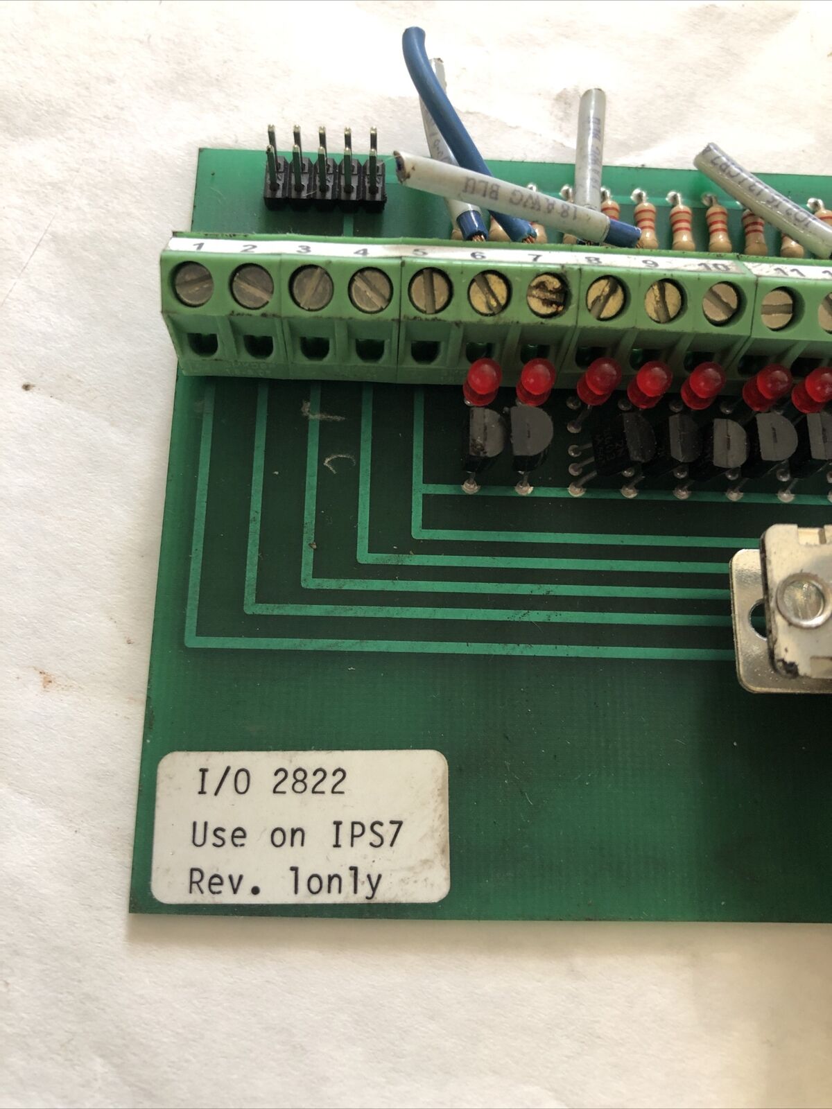 Cn.64 Eg. I-O Card Rev.A Ac/A 07/97 94Vo, I/O 2822 , Cn 64 Eg ,Bw