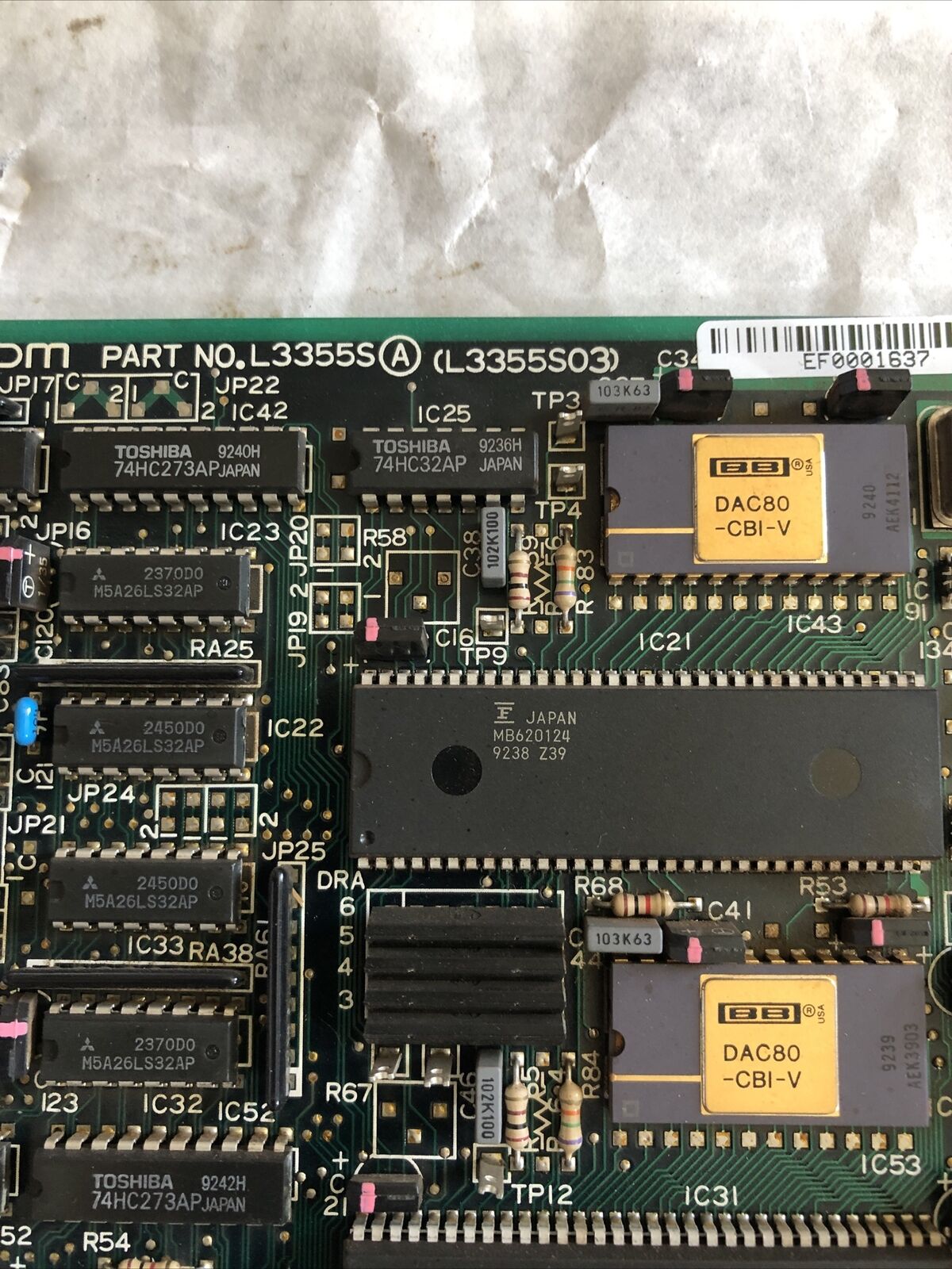 Osacom L3355s (L3355s02) (L3355s03) Pc Controller Board ,Bh