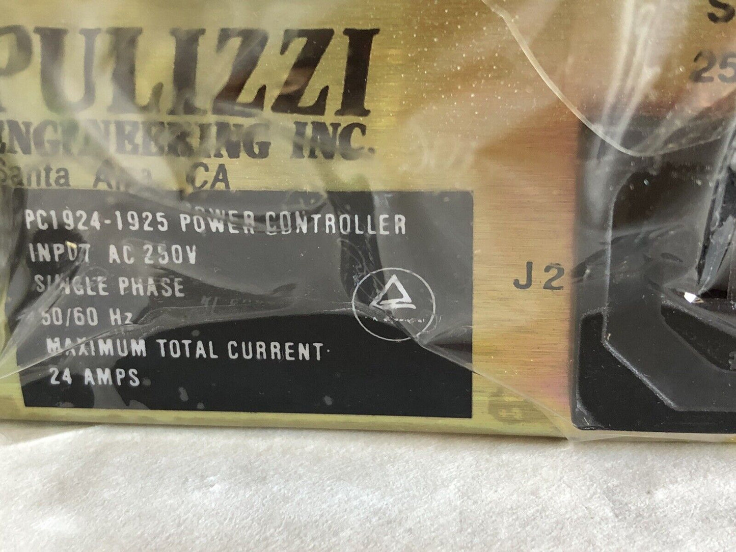 Pulizzi Pc1924-1925,H07rn-F,Fsu1199ab Power Controller 208/250V 24Amp 1Ph,Ch