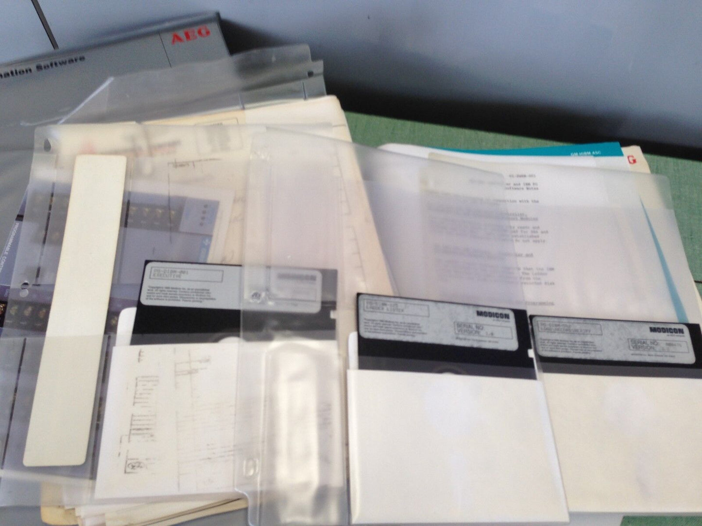 Modicon Sw-Cs9d-1Db,Pg-Dibm,Control Support Module Software For Ibm Manual,Ac