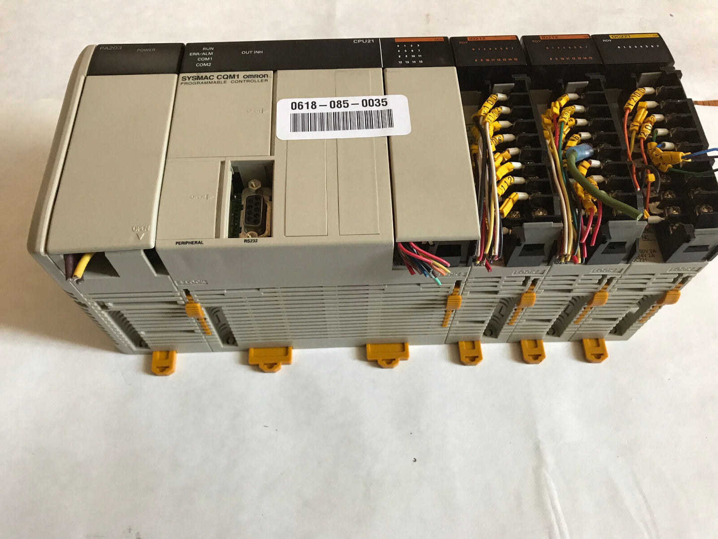 Omron Cqm1,Cqm1-Cpu21-E,Cqm1-Oc221,Pa203 Plc System Cqm1-Pa203,Oc221,Id212,Ab