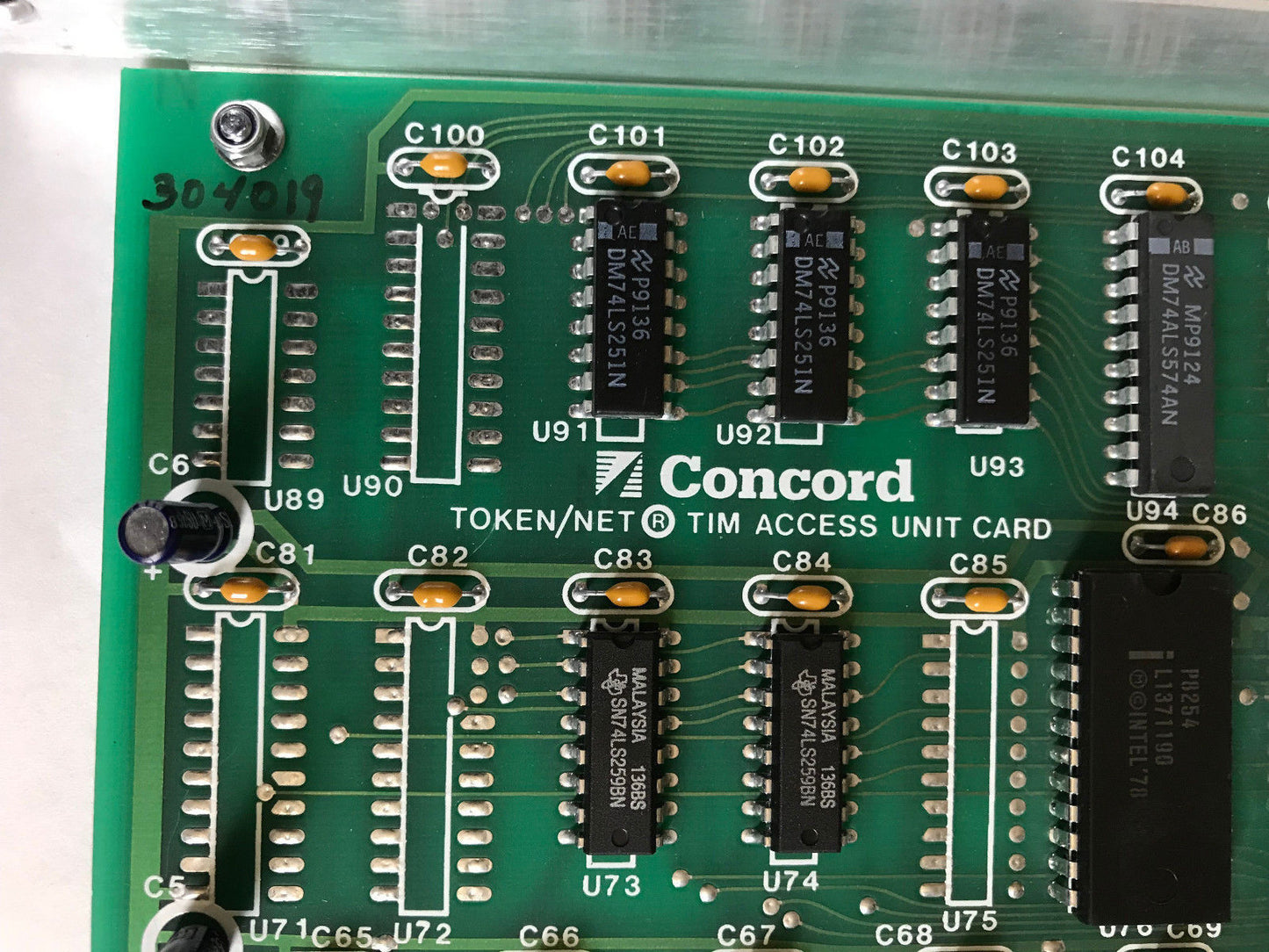 Concord 304019,Concord 02-10112-501,Comm Devices Token/Net Tim Access Unit,St