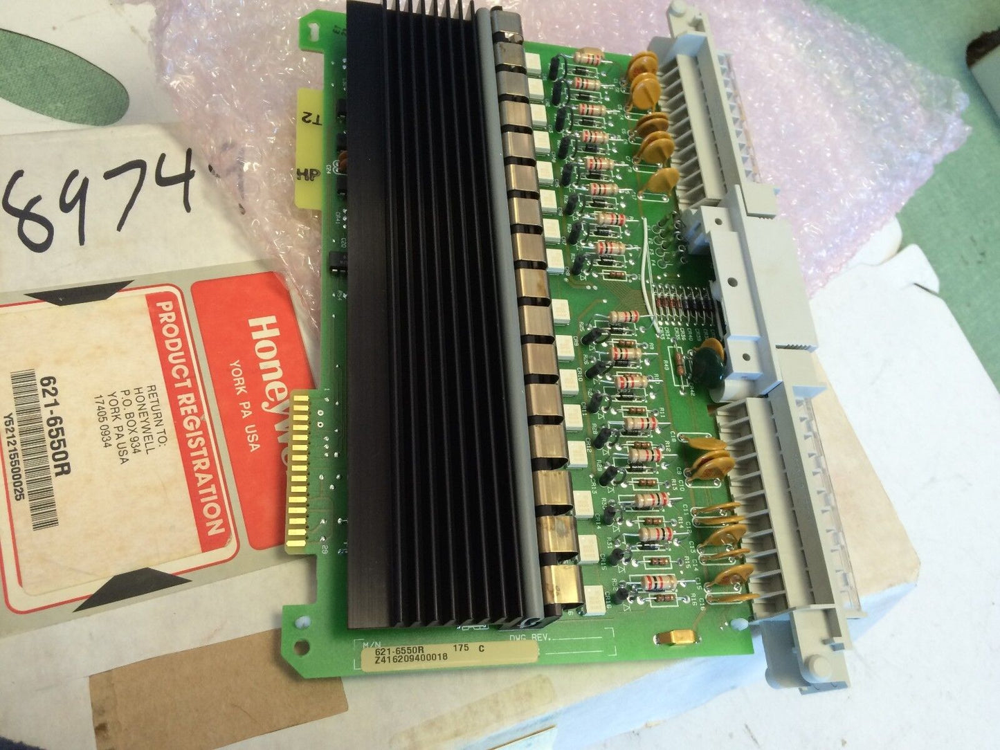 Honeywell 621-6550R,Issc Output Module,Z416209400018,24Vdc Source Output,Ck