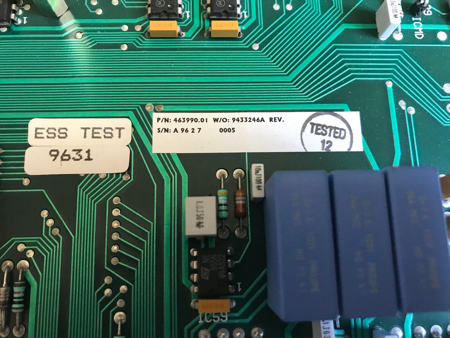 Robicon 4639901.01 Power Interface Board 471272G,9433246A ,Et