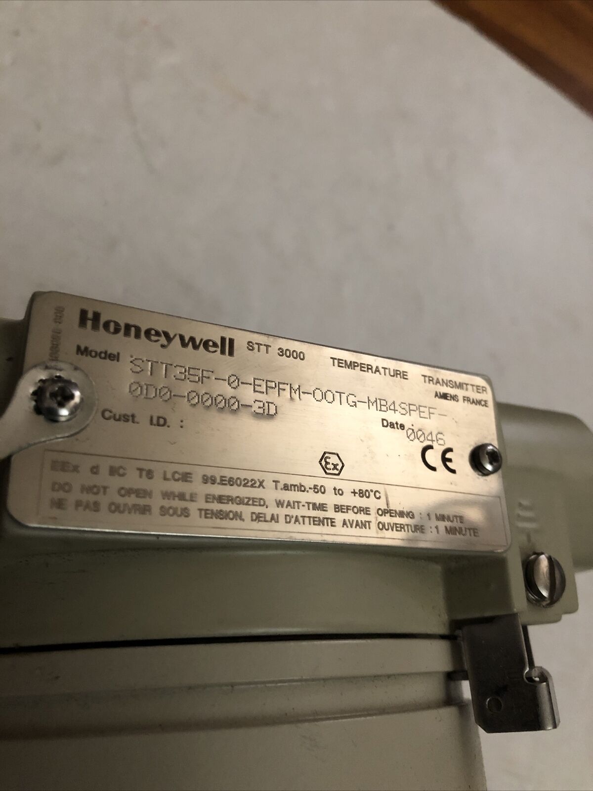 New Honeywell Stt35f-0-Epfm-Ootg-Mb4spef-0D0-0000-3D Transmitter Stt  3000, Cs