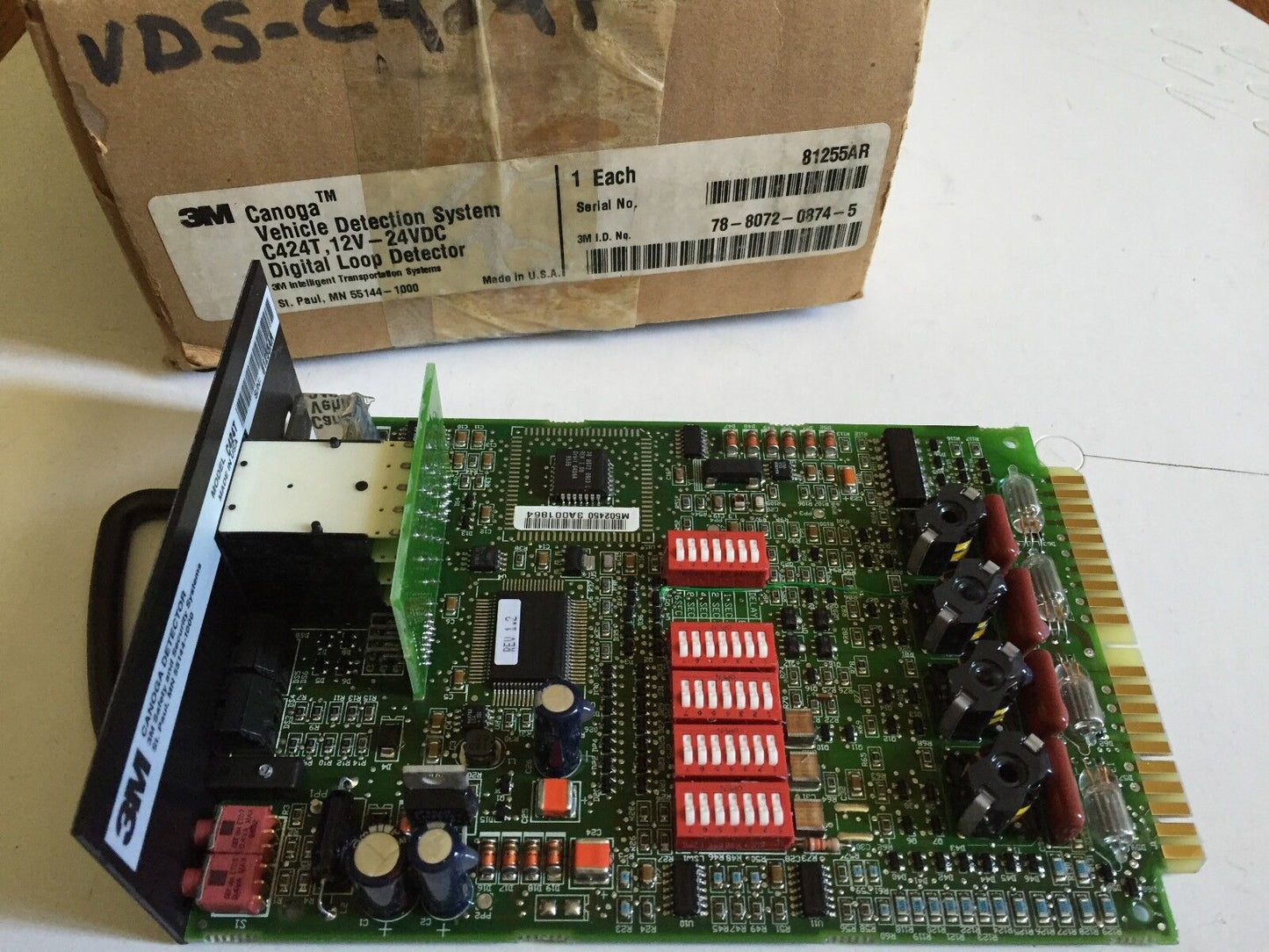 New 3M C424t,3M Canoga Detector Perkins Loop Digital 12-24Vdc 78807208745,Cw