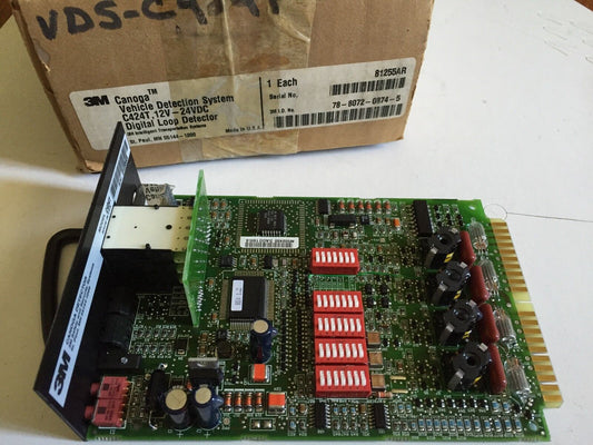New 3M C424t,3M Canoga Detector Perkins Loop Digital 12-24Vdc 78807208745,Cw