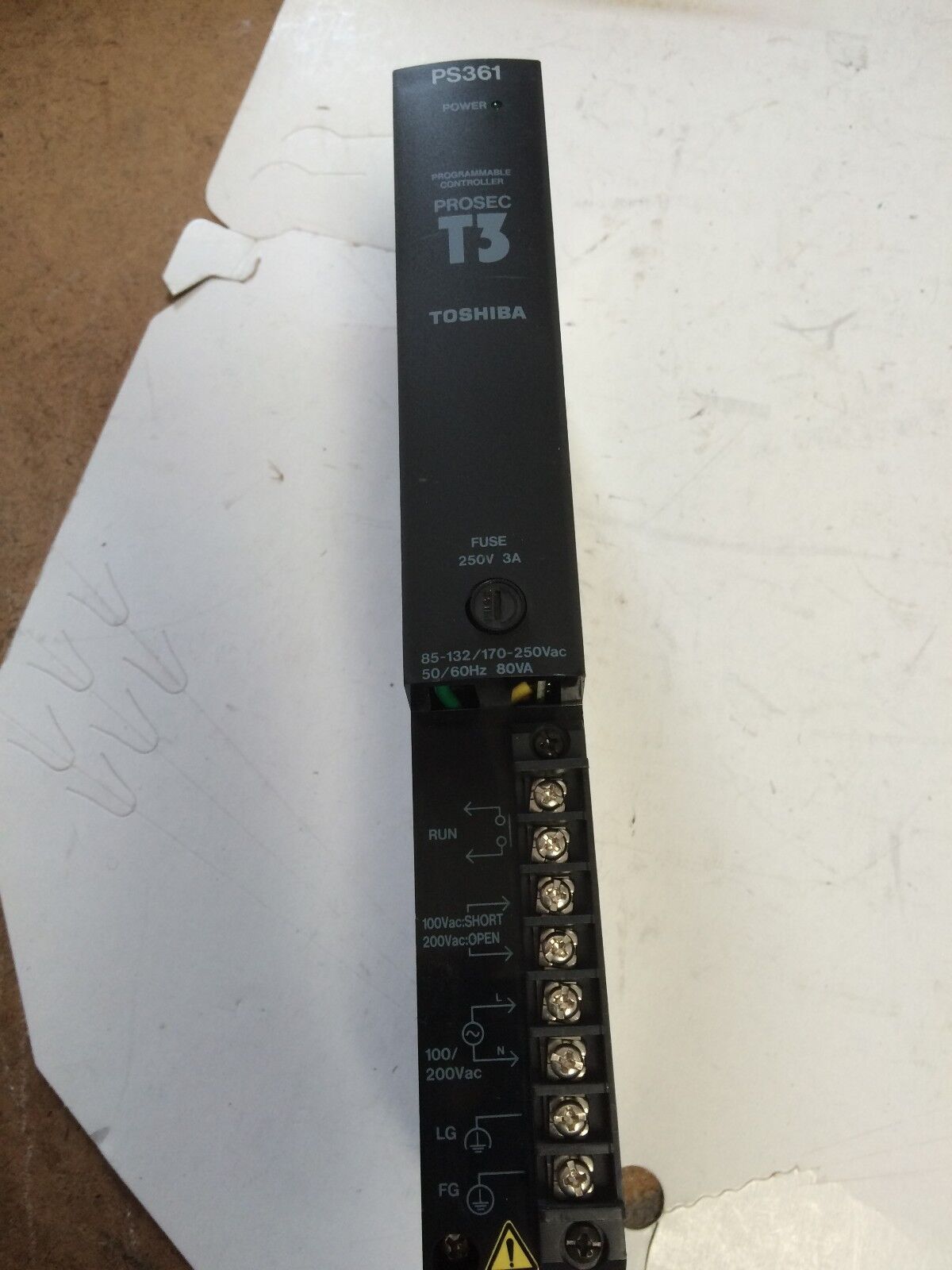 Toshiba Tps361**S Power Supply,Prosec T3, 120 / 240 Vac Voltage Ps361,Cf
