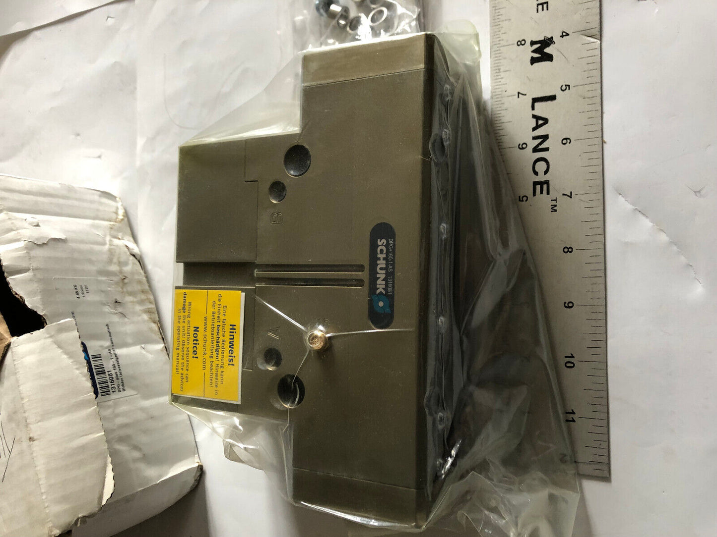 New Schunk Dpg+160-1-As Pneumatic Sealed Universal Gripper. 1316081,Ar