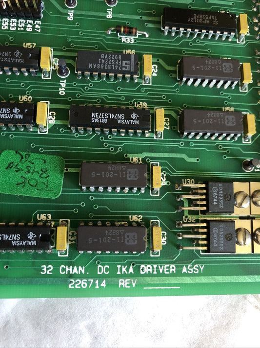 Fluke Harris 226714,Fluke Ika 226714,32 Chan. Dc Ika Driver Board Assembly,Se