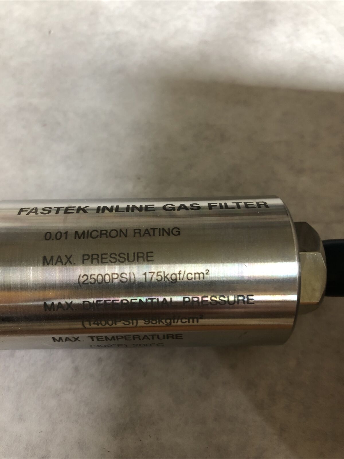 New Fastek  51A1a2a11 Filter Ceramic Gas Tank Mount 0.01Micron,3G414,Ba
