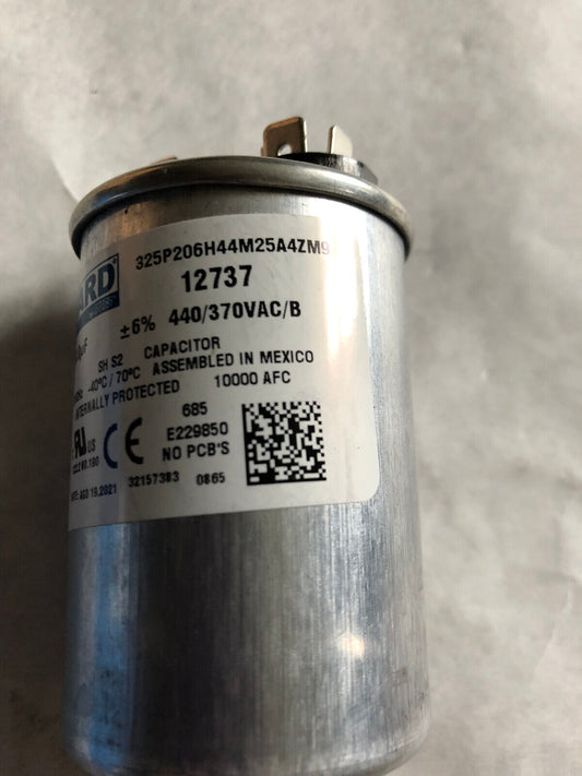 New Jard 20.0Uf, Mfd 440/370 Vac Round Motor Run Capacitors # 12737,Bv