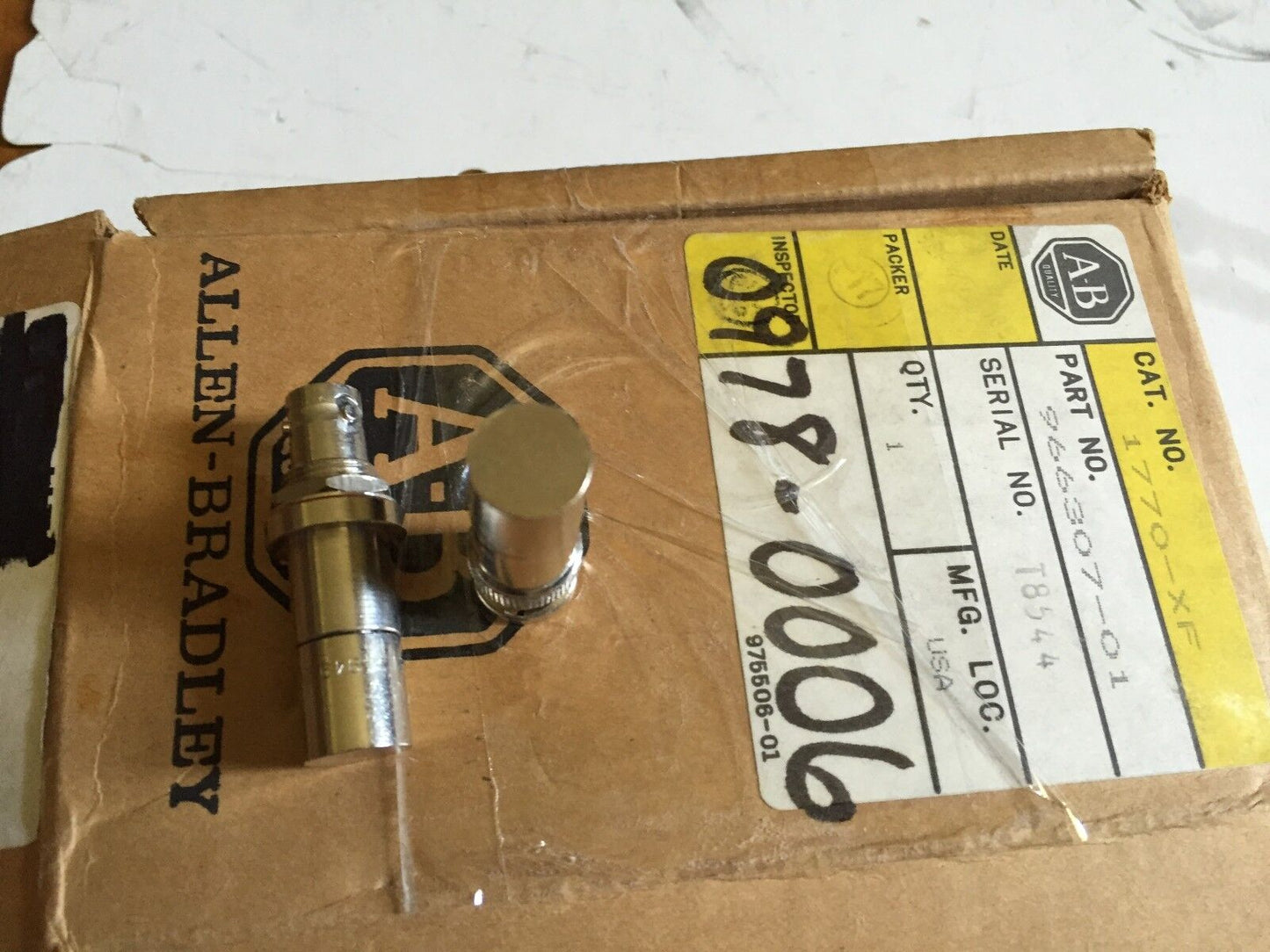 New Allen Bradley 1770-Xf,966307-01 Data Highway Terminator Set,Ea