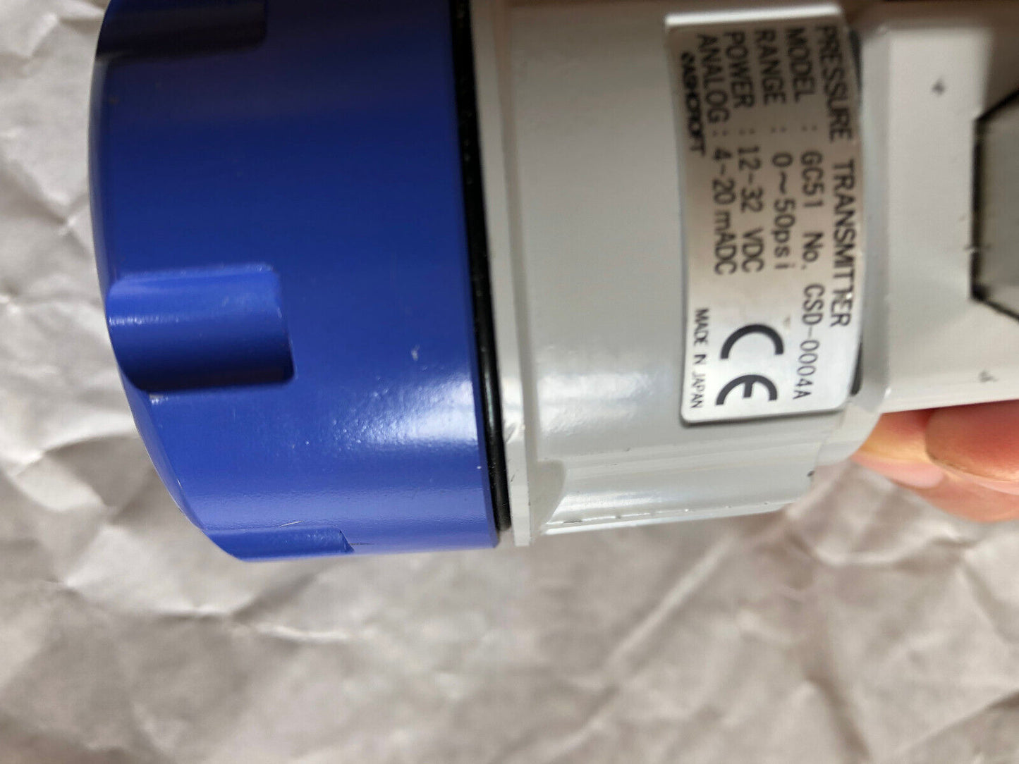 New Ashcroft Gc51 Csd-0004A Rangeable Indicating Pressure Transmitter 0-50Psi,An