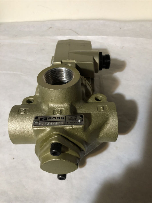 New Ross 2773A4800 Solenoid Pilot Valve/Regulator,1-10Bar,Va 26,110V,Ross X-1,Bl