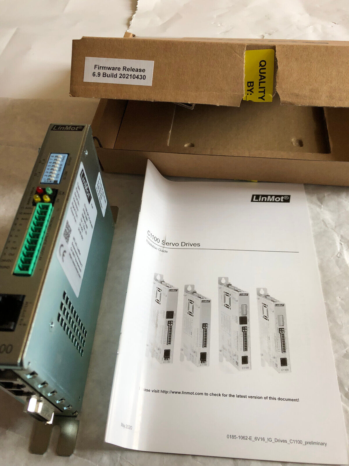 New Linmot C1100-Gp-Xc-0S-000 Servo Drive,C1100,Linmot 0150-2380,2084.842.435,Cu