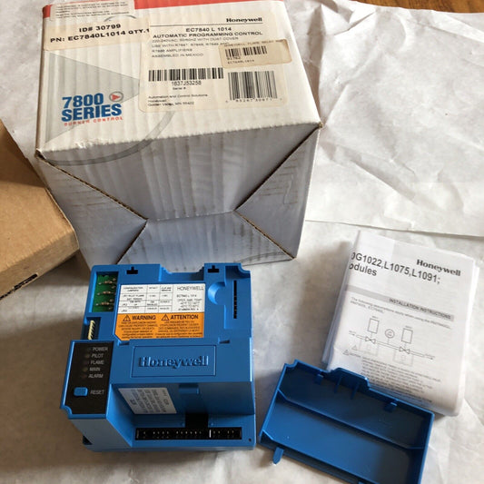 New Honeywell Ec7840 L 1014 Burner Control ,Honeywell Ec7840l 1014,Df