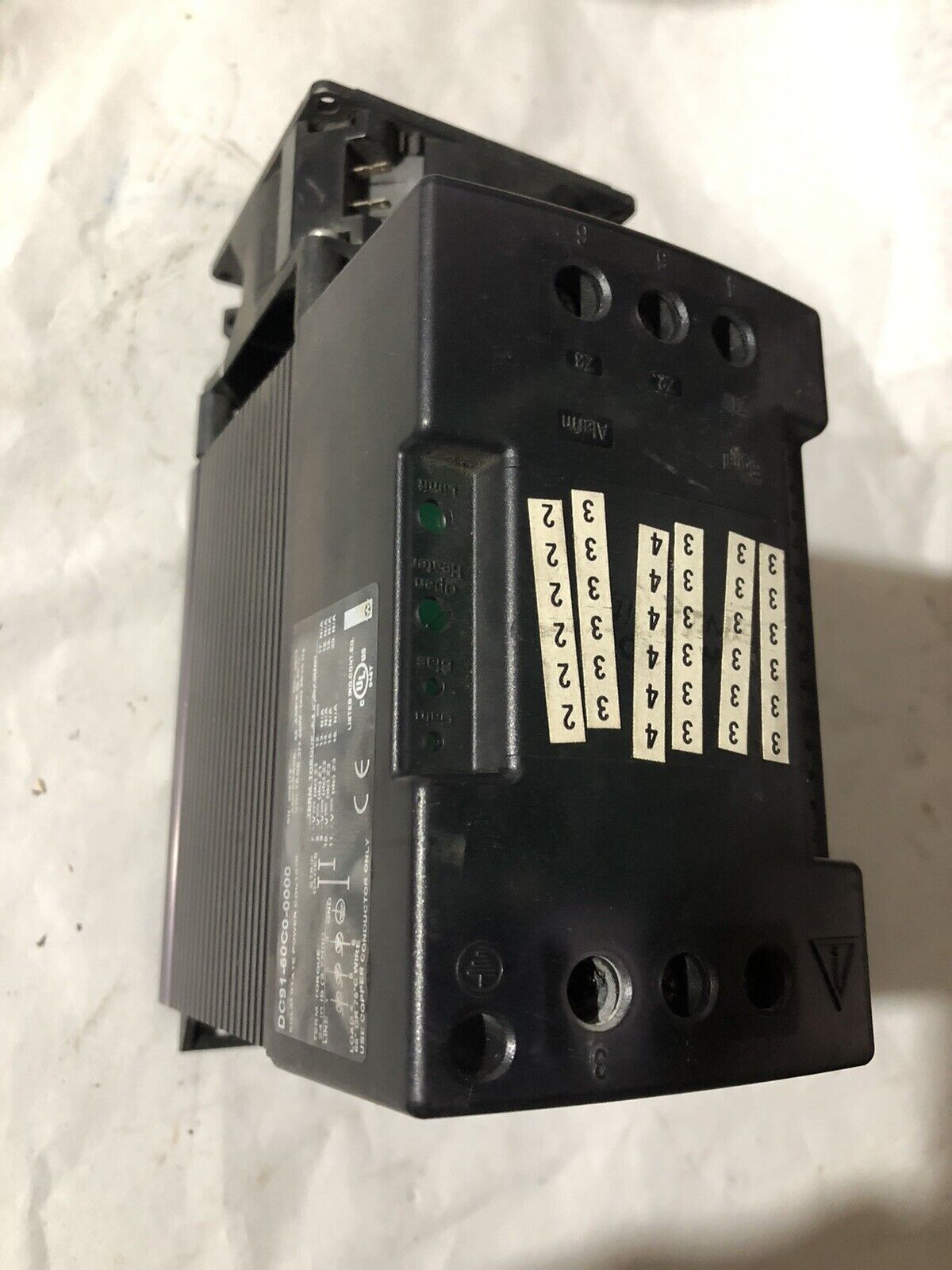 Watlow Din-E-Mite Controller Dc91-60C0-0000 With  Nmb 3115Fs-12T-B30,Tn