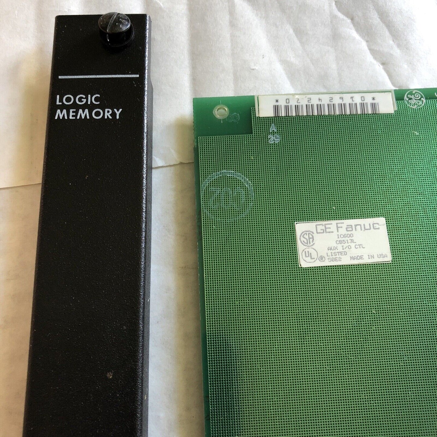 New Ge Fanuc Ic600cb513l Fanuc Aux I/O Ctl,44A724806-001Roo/1,  Ic600cb513,Ey