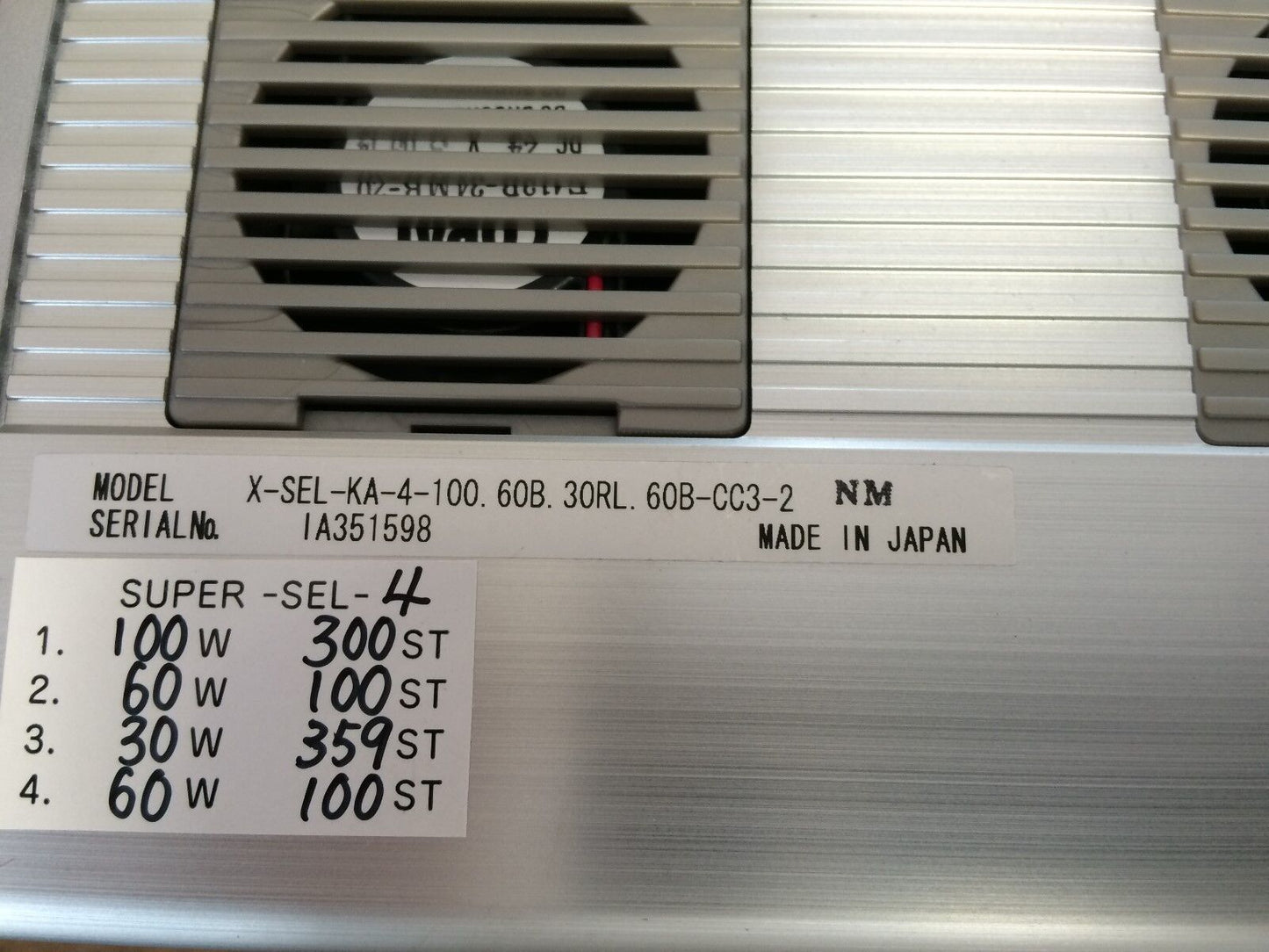 New Iai X-Sel-Ka-4-100. 60B. 30Rl. 60B-Cc3-2  Nm X-Sel Actuator Controller,Fj