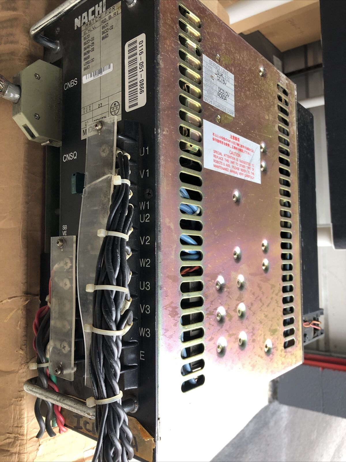 Nachi Fujikoshi Duxl111,Icr34434, 92040326, Dc15v  Servo Unit,Av