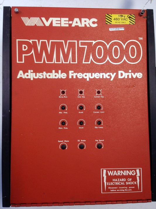 Vee-Arc 8050-Cp21 Pwm-7000 Adjustable Frequency Ac Drive,5 Hp,Dd