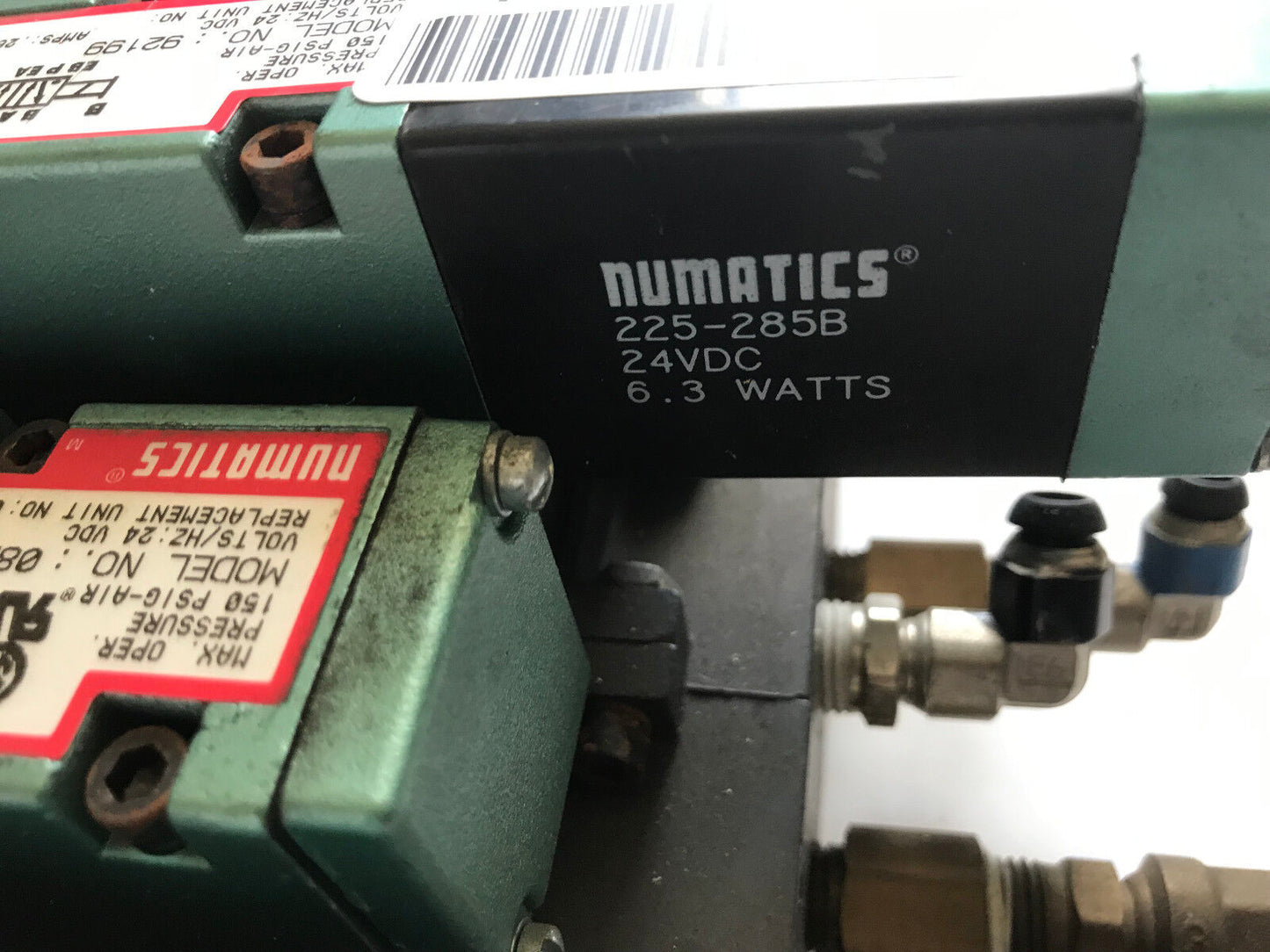 Numatics 0889-09Wg Valve 22-E-6Ab Flexiblok 225-285B Assembly,082Sa415m015s,Si