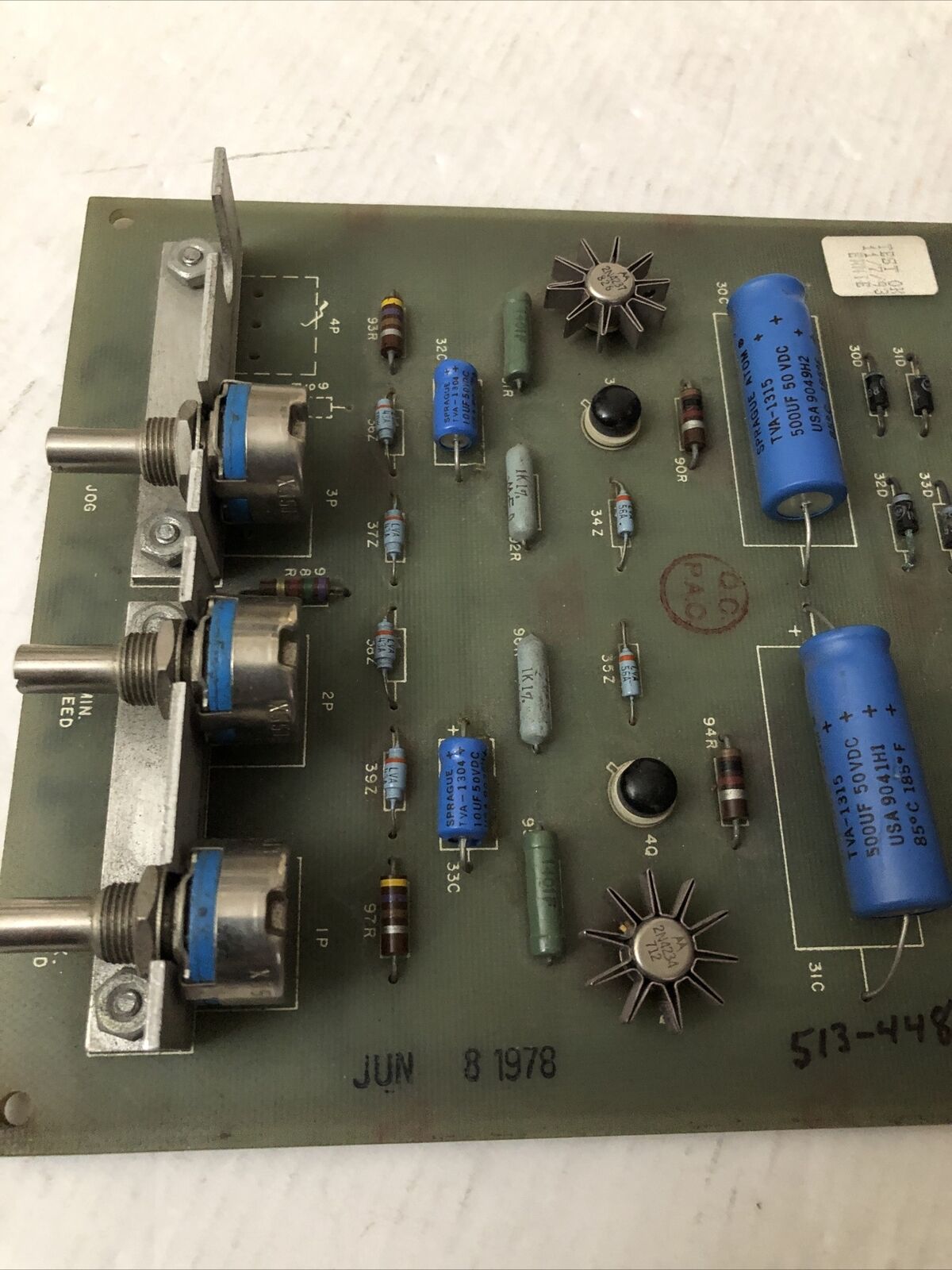 Ps 1100 ,Comp 513-448  ,Ps Iioo, Comp No.  413-057,513448 Board, Cv,Eq,Cu