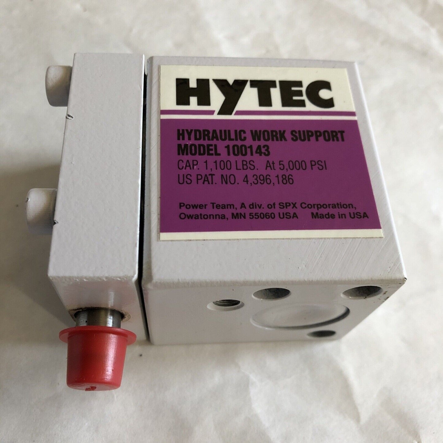 New Hytec/Spx 100143 Hydraulic Work Supports, 1100 Lbs @ 5000 Psi,Am