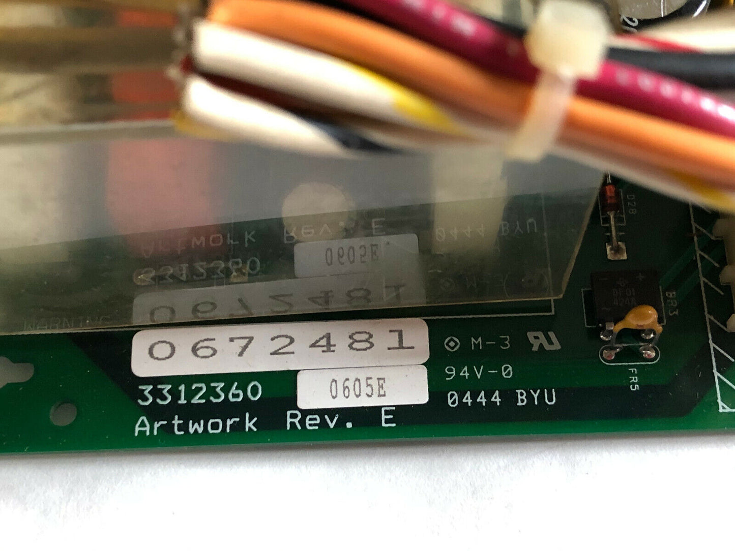 Markem 0672481 Artwork Rev E Pc Control Board 3312360 0515E Rev. E,Dh,Dc,Di