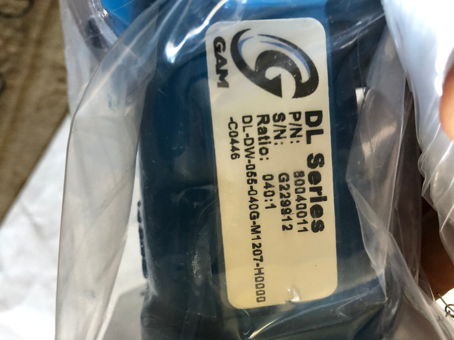 New Gam 80040011 Gearhead Servo Motor,Ratio 040:1,Ga1a,An